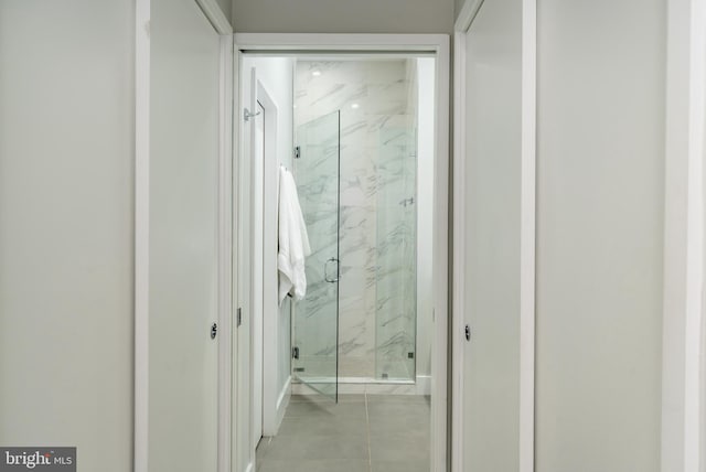 1125 Morse St NE Unit 2, Washington, DC 20002 - hallway with light tile patterned floors