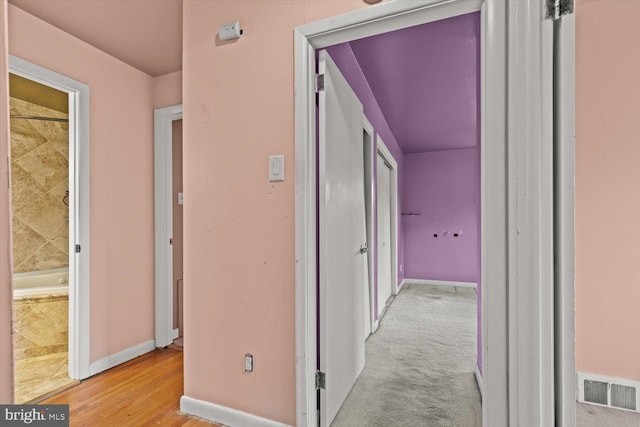 129 Henry Rd, Enola, PA 17025 - corridor with baseboards and wood finished floors
