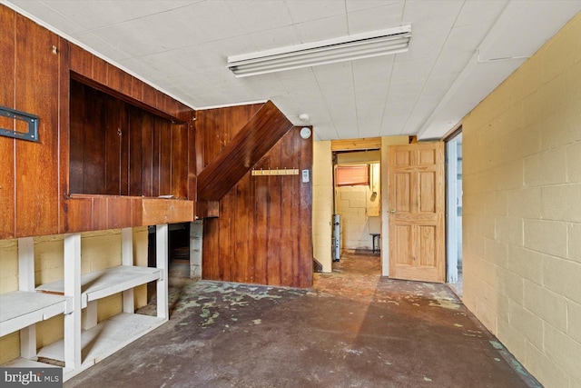 129 Henry Rd, Enola, PA 17025 - below grade area with concrete block wall