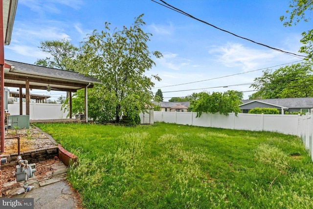 129 Henry Rd, Enola, PA 17025 - view of yard with a ceiling fan and a garden