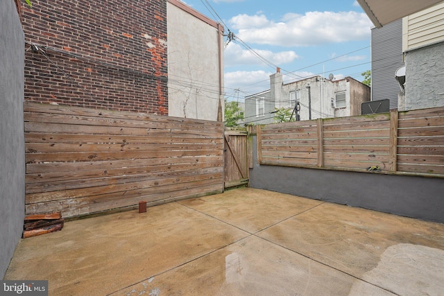 view of patio / terrace with fence