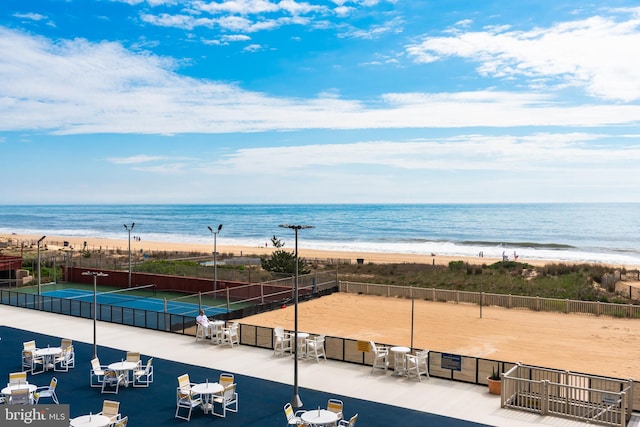 10900 Coastal Hwy Unit 209, Ocean City, MD 21842 - water view with local beach and fence