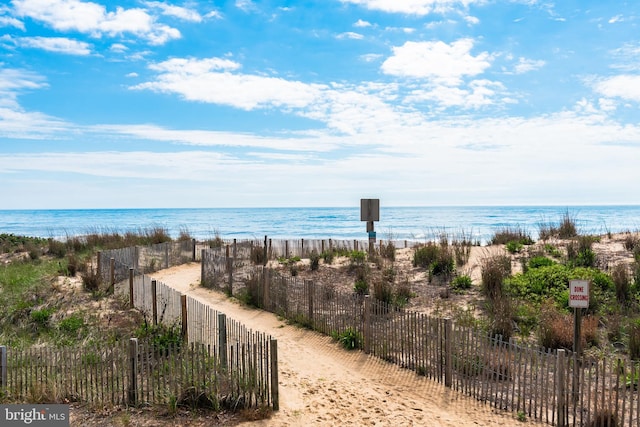 10900 Coastal Hwy Unit 209, Ocean City, MD 21842 - water view with local beach and fence