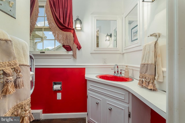 1554 Williams Grove Rd, Mechanicsburg, PA 17055 - bathroom with vanity and wood finished floors