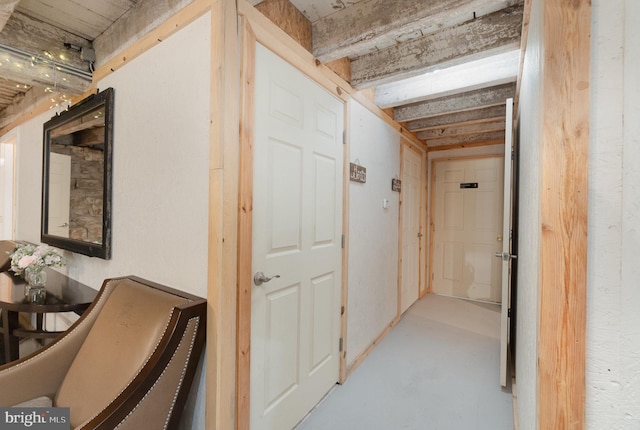 1554 Williams Grove Rd, Mechanicsburg, PA 17055 - hall with finished concrete floors