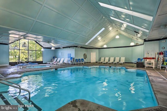 view of indoor pool