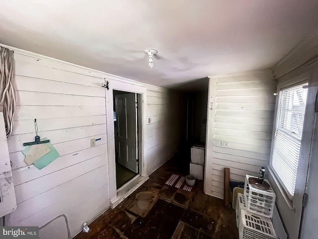 22446E Depot St, Newsoms, VA 23874 - misc room with wood walls