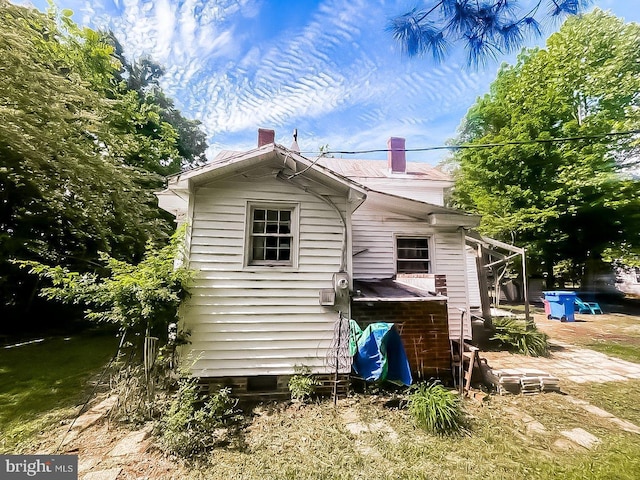 22446E Depot St, Newsoms, VA 23874 - back of property with a chimney