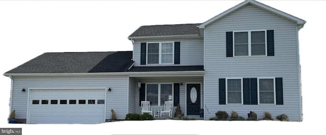 LOT15 W Parker Dr, Augusta, WV 26704 - traditional-style house featuring covered porch, a garage, and concrete driveway