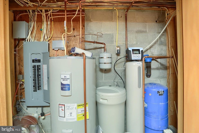 10263 Licking Creek Rd, Mifflintown, PA 17059 - utilities with electric panel and electric water heater