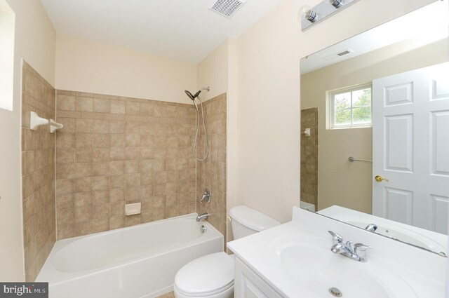 6 Applewood Ct, Hainesport, NJ 08036 - bathroom with toilet, vanity, and tub / shower combination
