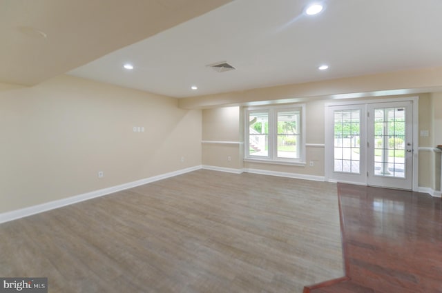 6 Applewood Ct, Hainesport, NJ 08036 - unfurnished room featuring wood finished floors, recessed lighting, and baseboards