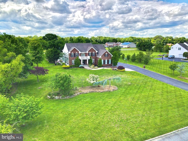 6 Applewood Ct, Hainesport, NJ 08036 - colonial-style house with driveway and a front yard
