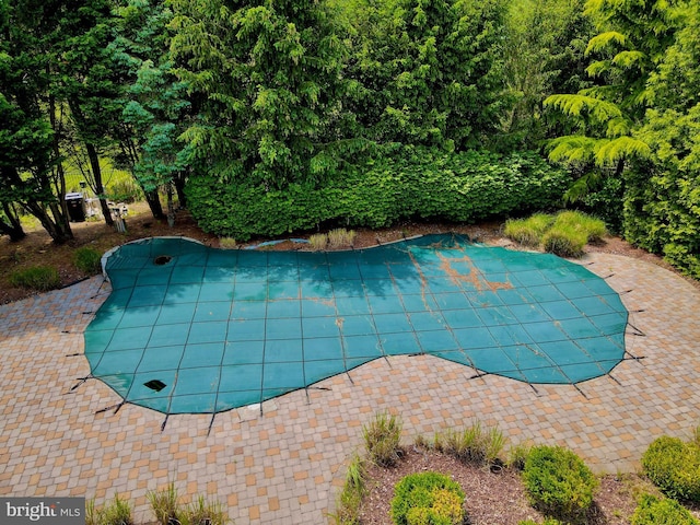 6 Applewood Ct, Hainesport, NJ 08036 - view of pool featuring a covered pool and a patio area