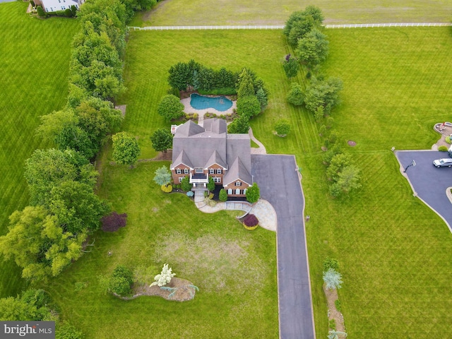 6 Applewood Ct, Hainesport, NJ 08036 - view from above of property with a pool area