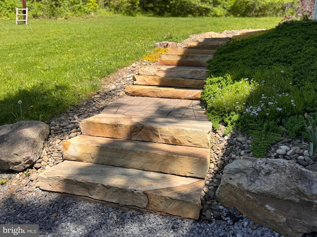 exterior view of stairs