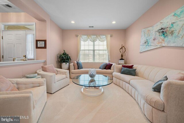 52 Whitewater Dr, Barnegat, NJ 08005 - carpeted living room featuring recessed lighting
