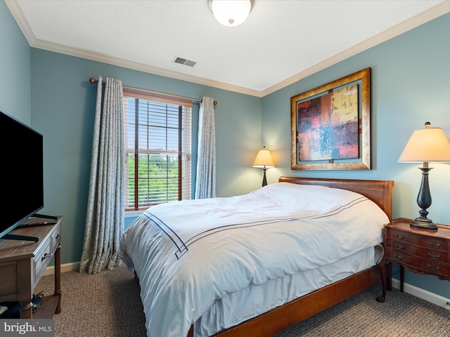 2079 Stoneleigh Dr, Winchester, VA 22601 - carpeted bedroom featuring ornamental molding and baseboards
