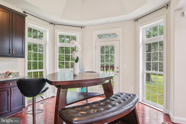 13330 Darnestown Rd, Darnestown, MD 20878 - dining space with plenty of natural light and wood finished floors
