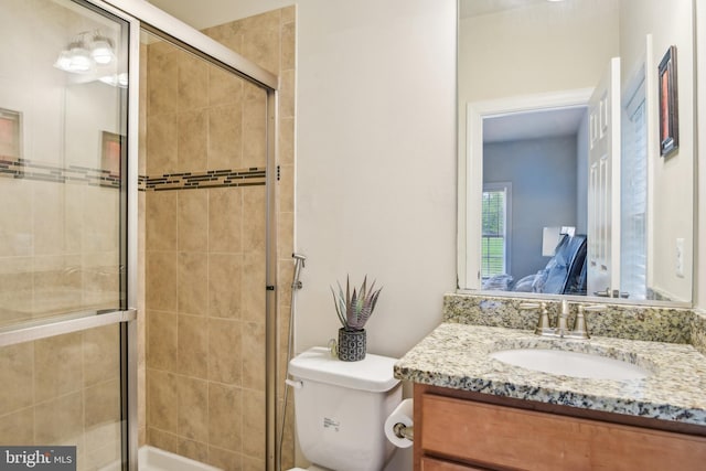 13330 Darnestown Rd, Darnestown, MD 20878 - ensuite bathroom featuring a shower stall, vanity, and toilet
