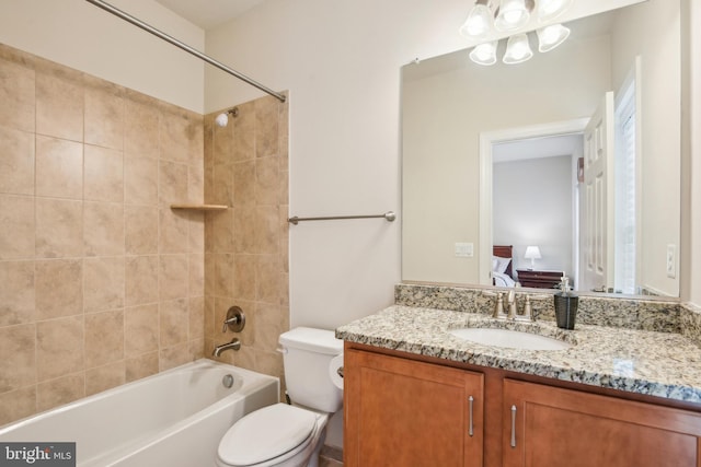 13330 Darnestown Rd, Darnestown, MD 20878 - ensuite bathroom with toilet, vanity, and shower / tub combination