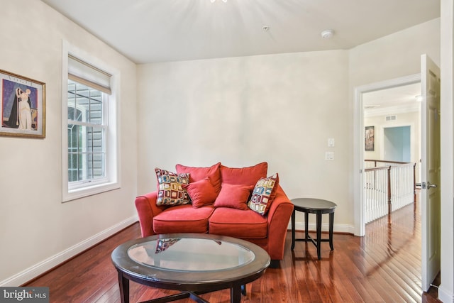 13330 Darnestown Rd, Darnestown, MD 20878 - sitting room with hardwood / wood-style flooring and baseboards