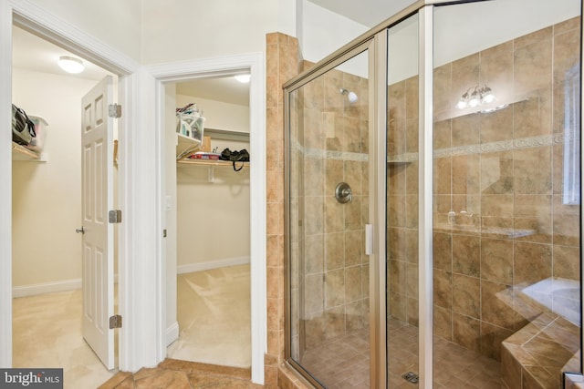 13330 Darnestown Rd, Darnestown, MD 20878 - full bath featuring a shower stall and a spacious closet