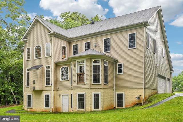 13330 Darnestown Rd, Darnestown, MD 20878 - rear view of property with a lawn and an attached garage
