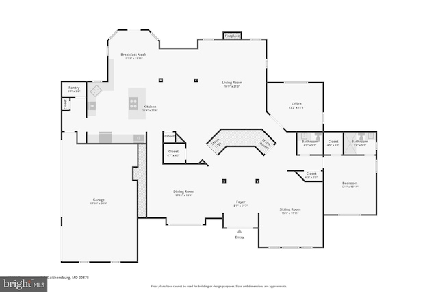 13330 Darnestown Rd, Darnestown, MD 20878 - floor plan / room layout