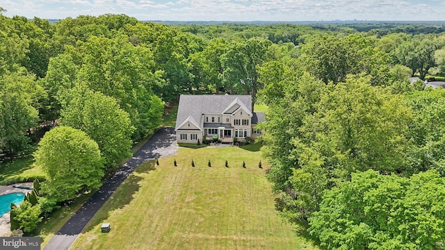 13330 Darnestown Rd, Darnestown, MD 20878 - view from above of property with a forest
