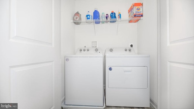 1214 Peterson Way, Absecon, NJ 08201 - laundry area featuring separate washer and dryer
