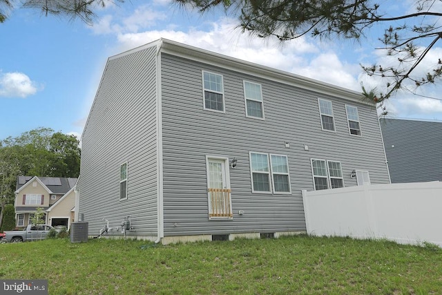 1214 Peterson Way, Absecon, NJ 08201 - rear view of property featuring central air condition unit