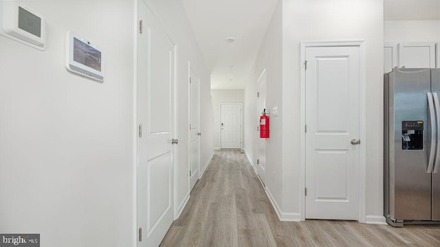 1214 Peterson Way, Absecon, NJ 08201 - hall featuring light wood finished floors and baseboards