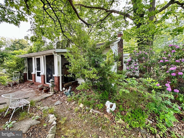 1604 Erial Rd, Pine Hill, NJ 08021 - view of yard featuring a sunroom