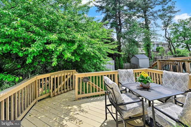 2217 Tidal View Garth, Abingdon, MD 21009 - wooden terrace featuring outdoor dining space