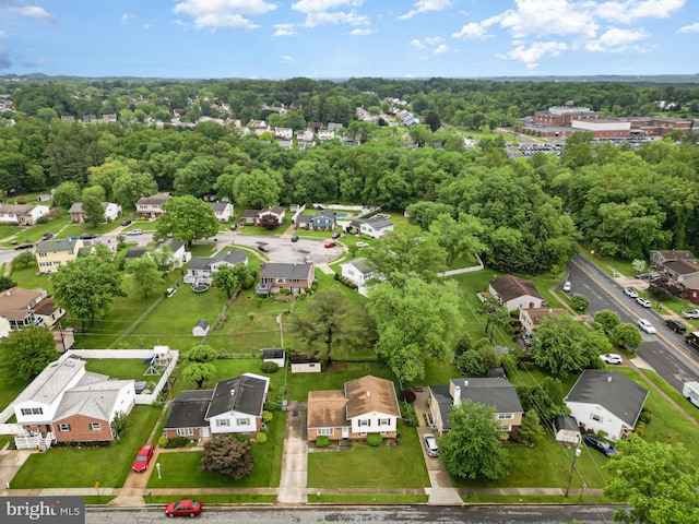 9005 Fieldchat Rd, Baltimore, MD 21236 - aerial perspective of suburban area with a tree filled landscape