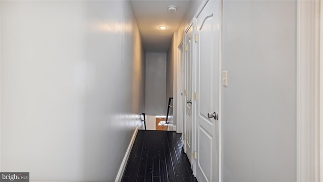 1321 W St SE, Washington, DC 20020 - hallway featuring baseboards and recessed lighting