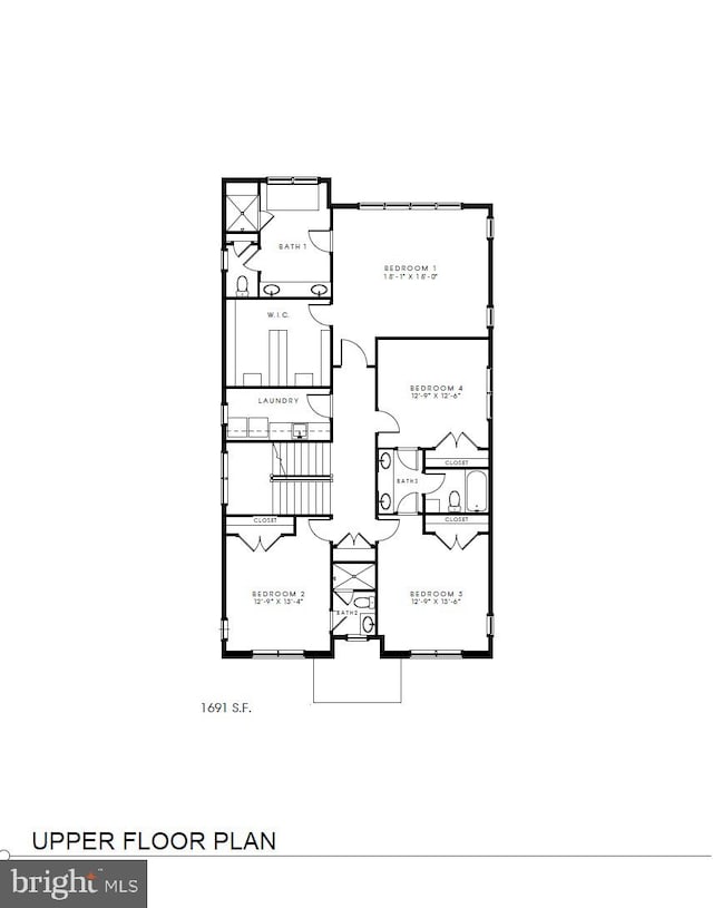 1004 N Daniel St, Arlington, VA 22201 - room layout