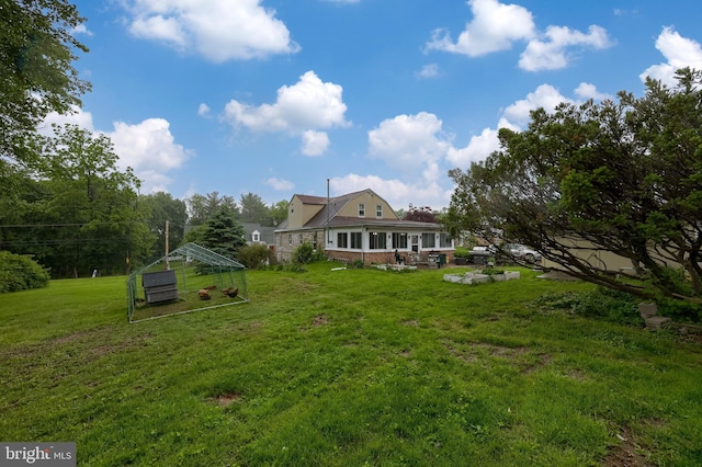 208 Clark Rd, Hershey, PA 17033 - back of property featuring a lawn