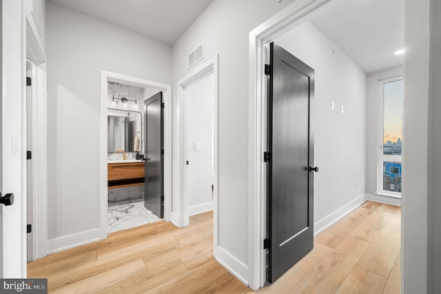 2201 E Somerset St Unit B3Upper, Philadelphia, PA 19134 - hall with baseboards and wood finished floors