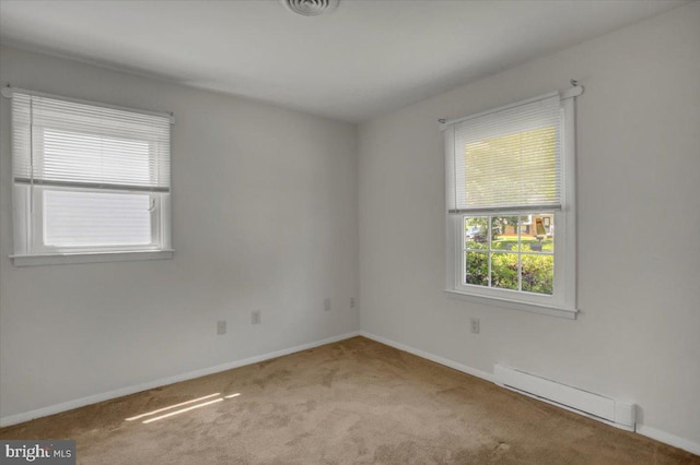 102 Andover Ct, Frederick, MD 21702 - carpeted spare room with baseboard heating and baseboards