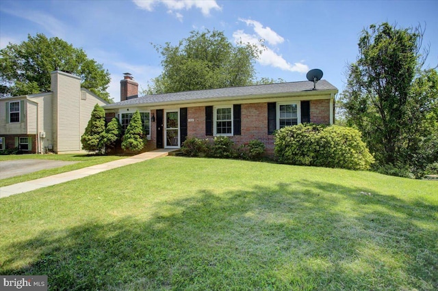102 Andover Ct, Frederick, MD 21702 - view of front of house featuring brick siding and a front lawn
