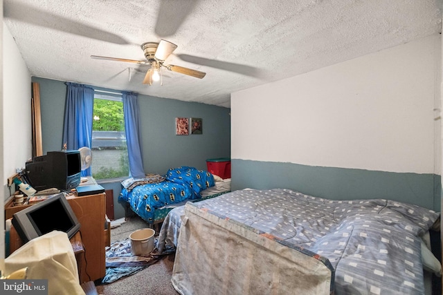 1939 Old Reading Rd Lot 67, 95, Catawissa, PA 17820 - bedroom featuring carpet, a textured ceiling, and ceiling fan