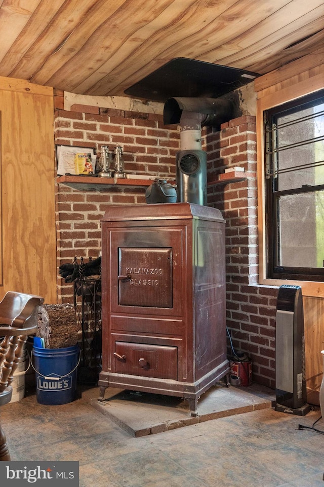 1939 Old Reading Rd Lot 67, 95, Catawissa, PA 17820 - detailed view of wooden ceiling and wood walls