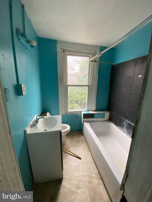 2137 W Toronto St, Philadelphia, PA 19132 - full bath featuring vanity, toilet, and shower / tub combination