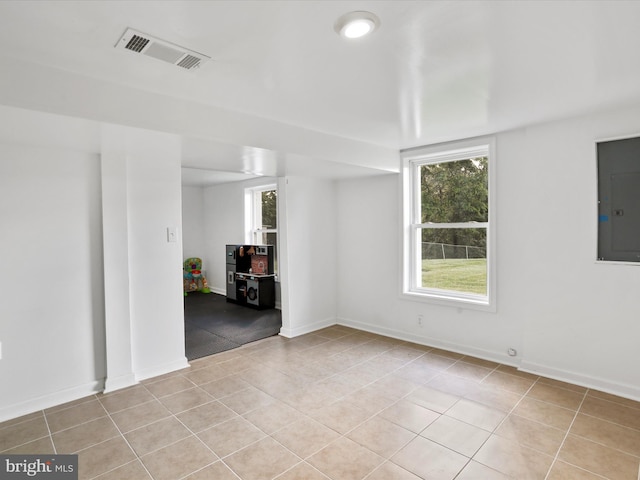 55 Powell Ln, Front Royal, VA 22630 - unfurnished room featuring electric panel, light tile patterned floors, and baseboards