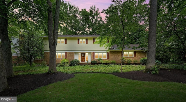 205 Hitching Post Dr, Wilmington, DE 19803 - view of front of house with brick siding and a front yard