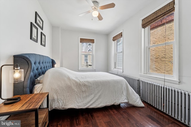 3182 Miller St, Philadelphia, PA 19134 - bedroom featuring wood finished floors and a ceiling fan