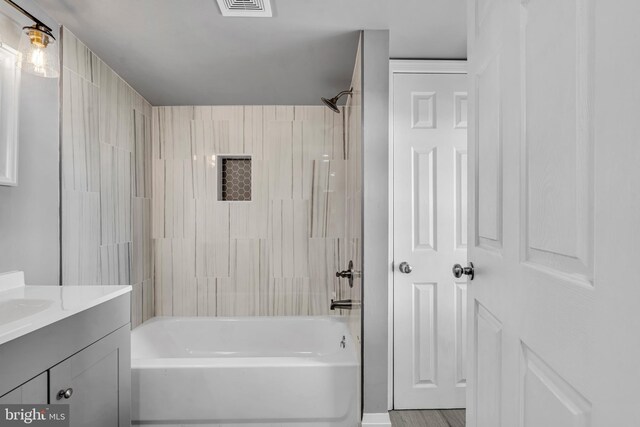 19 E Main St, Salem, NJ 08079 - bathroom featuring vanity and bathing tub / shower combination