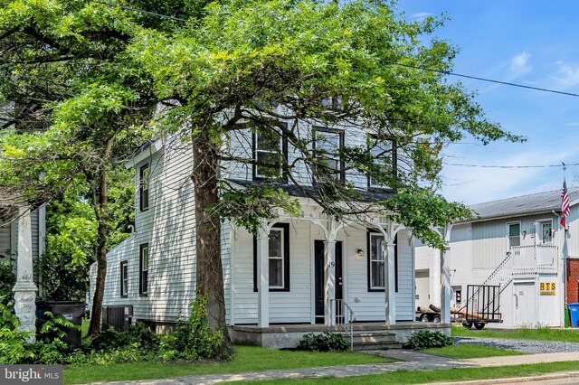19 E Main St, Salem, NJ 08079 - view of front of home with covered porch